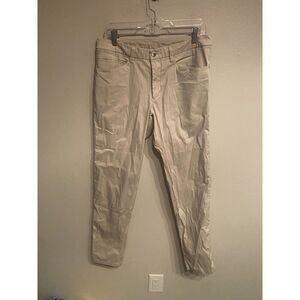 Lululemon ABC Slim Fit Swift Pants Mens Size 32 32x32 Khaki Tan Sand